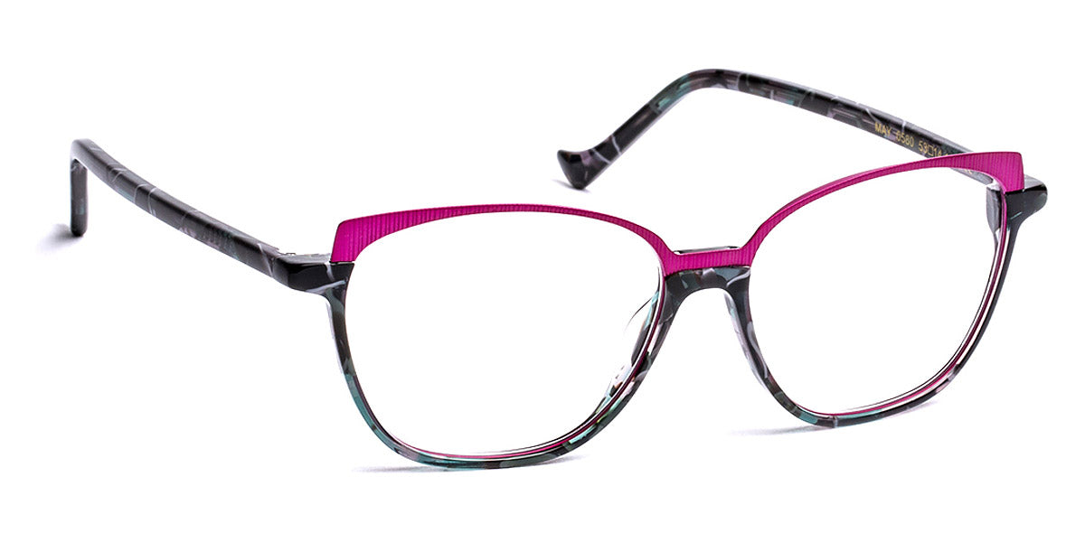 J.F. Rey® May JFR May 0580 53 - 0580 Demi Black/Fuchsia Eyeglasses