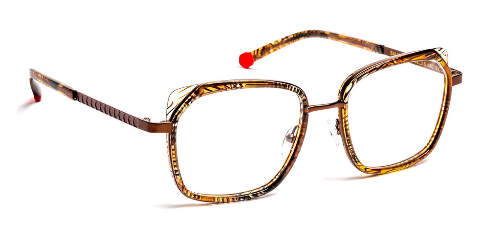 J.F. Rey® Sally JFR Sally 9095 52 - 9095 Brown Lace/Satin Brown Eyeglasses