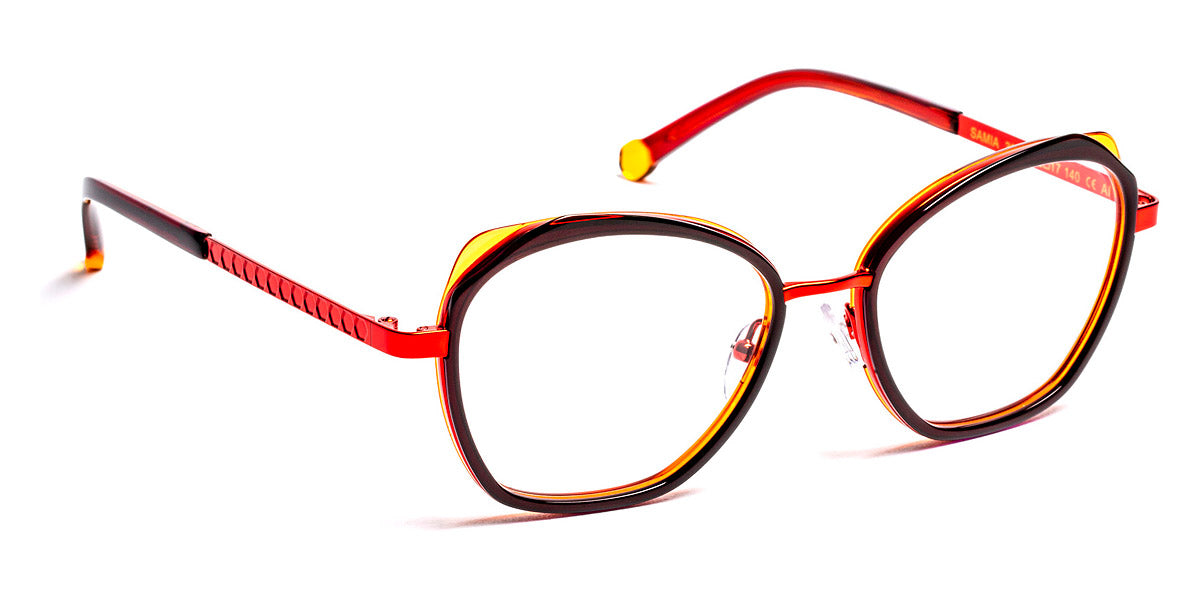 J.F. Rey® Samia JFR Samia 3035 52 - 3035 Burgundy/Red Eyeglasses