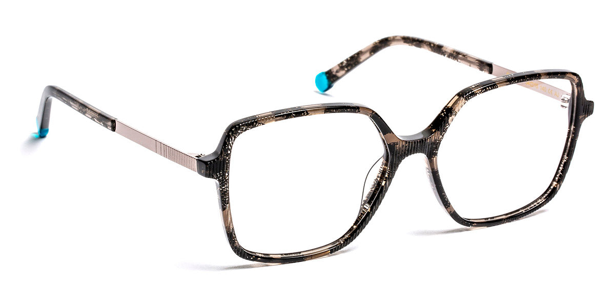 J.F. Rey® Sia JFR Sia 0109 54 - 0109 Demi Black/Shiny Gunmetal Eyeglasses