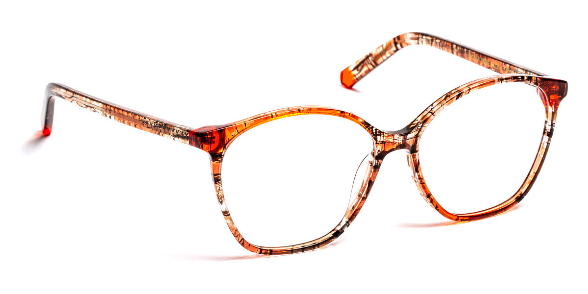 J.F. Rey® Sonia JFR Sonia 9060 54 - 9060 Tissue Brown/Red Eyeglasses