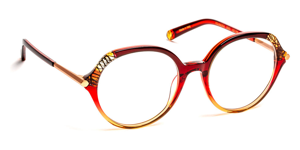 J.F. Rey® Toundra JFR Toundra 3590 52 - 3590 Red and Toffee Gradient Eyeglasses