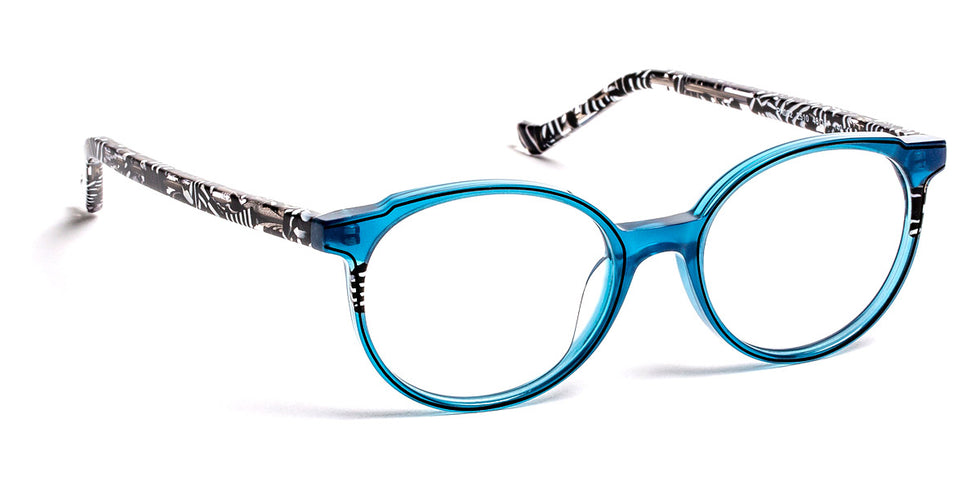 J.F. Rey® PA082 JFR PA082 2510 48 - 2510 Blue/Black/White Eyeglasses