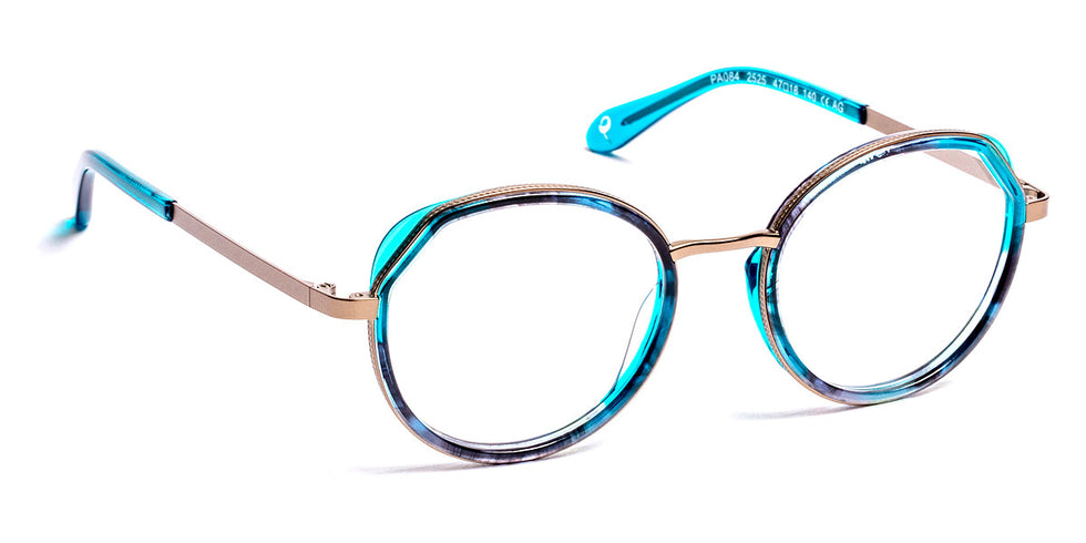 J.F. Rey® PA084 JFR PA084 2525 47 - 2525 Blue Night/Lagon Blue/Khaki Eyeglasses