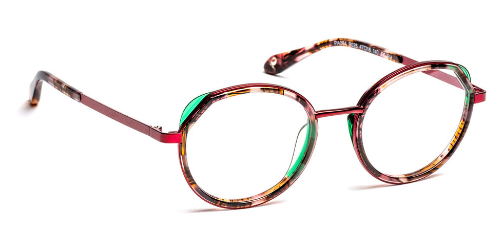 J.F. Rey® PA084 JFR PA084 9025 47 - 9025 Demi/Green/Burgundy Eyeglasses