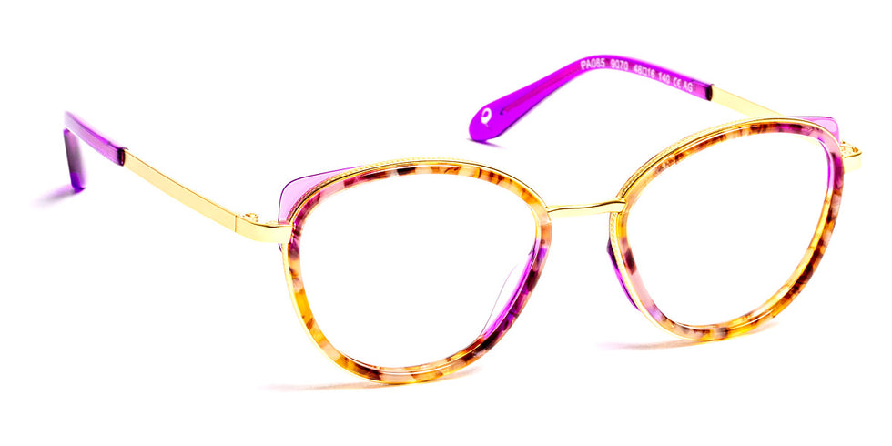 J.F. Rey® PA085 JFR PA085 9070 48 - 9070 Light Demi/Purple/Yellow Gold Eyeglasses