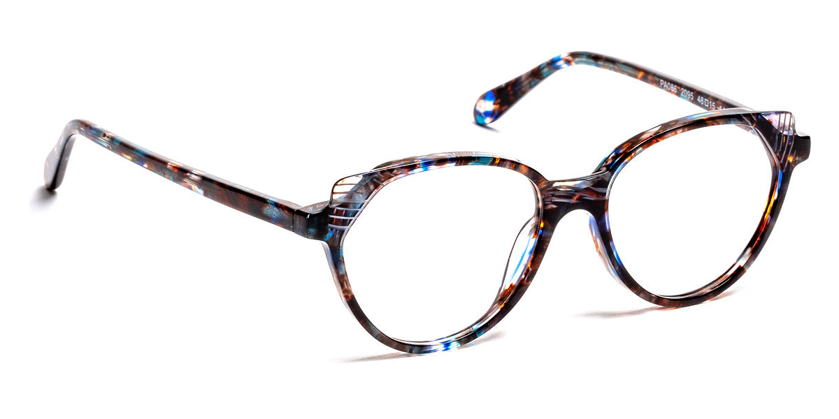 J.F. Rey® PA086 JFR PA086 2095 48 - 2095 Blue Night/Red/Brown Eyeglasses