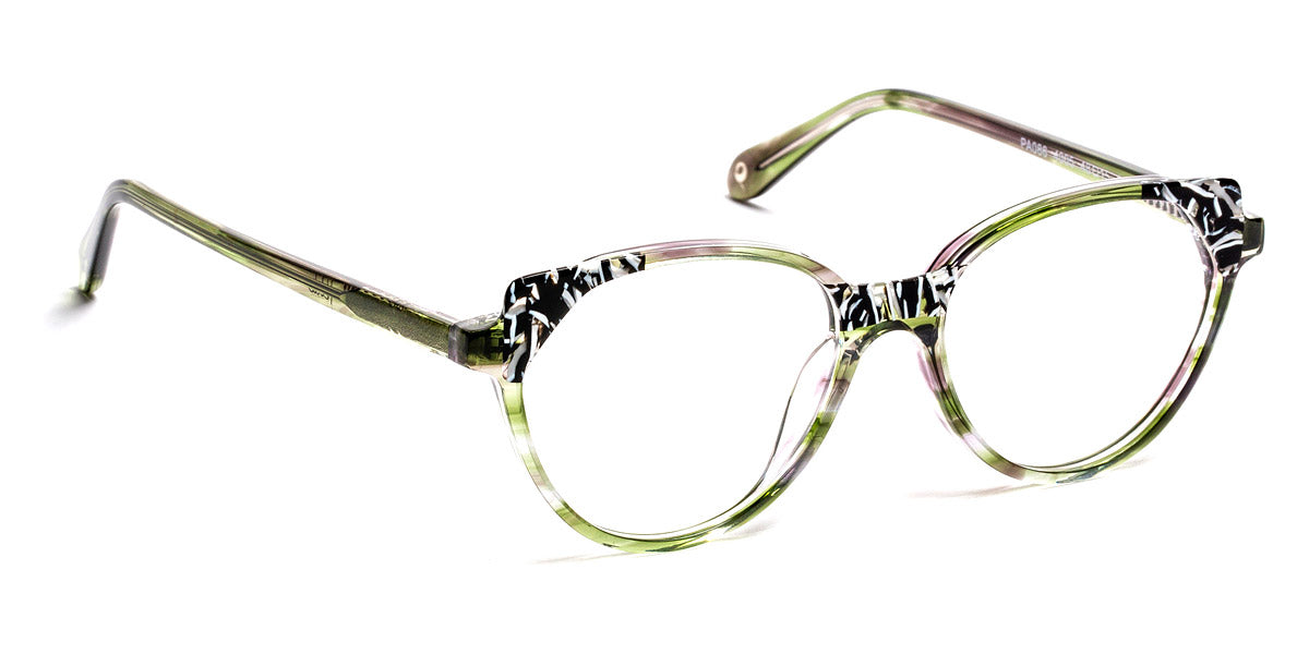 J.F. Rey® PA086 JFR PA086 4005 48 - 4005 Green/White/Black Eyeglasses