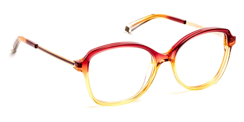 J.F. Rey® PA099 JFR PA099 6075 49 - 6075 Gradient Plum/Shiny Pink Gold/Plum Eyeglasses
