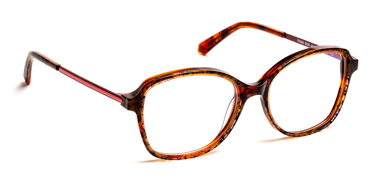 J.F. Rey® PA099 JFR PA099 9035 49 - 9035 Demi Sparkling/Cherry Eyeglasses