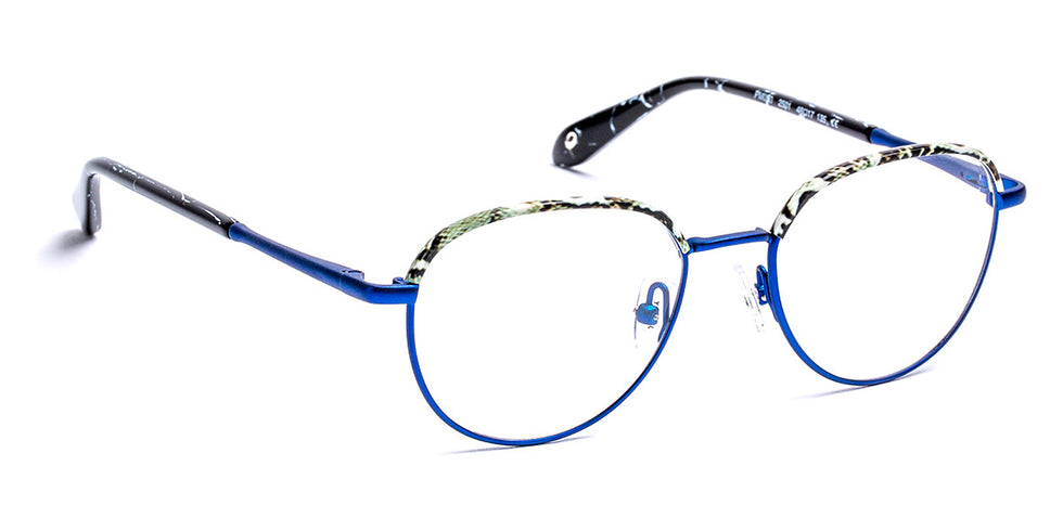 J.F. Rey® PM050 JFR PM050 2501 48 - 2501 Blue/Nice Black Eyeglasses