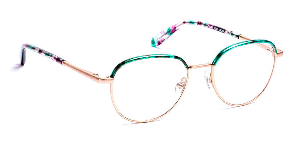 J.F. Rey® PM050 JFR PM050 5045 48 - 5045 Pink Gold/Demi Green Eyeglasses
