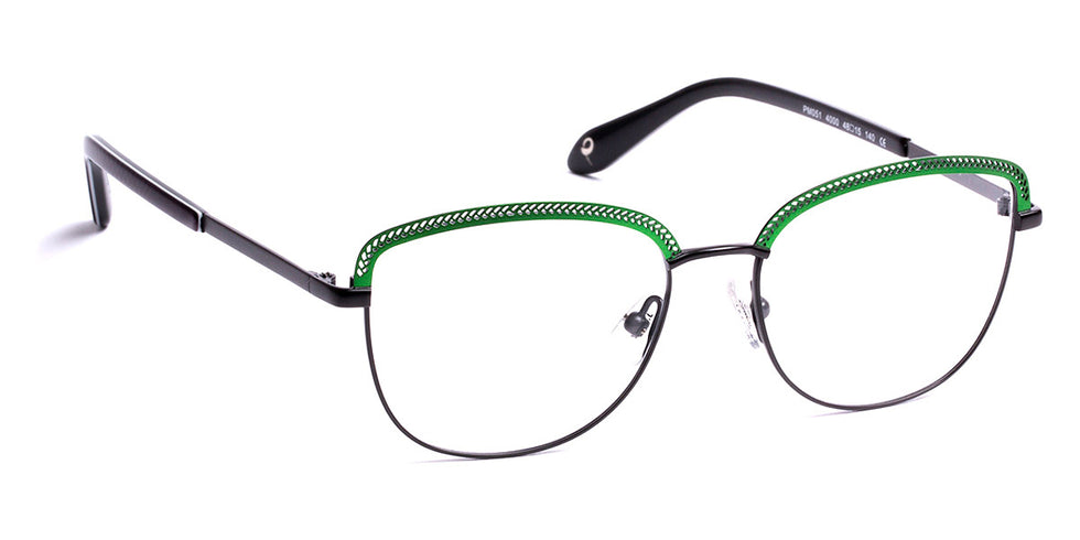 J.F. Rey® PM051 JFR PM051 4000 48 - 4000 Green/Black Eyeglasses