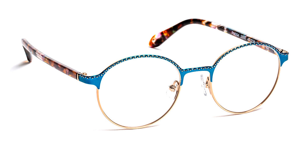 J.F. Rey® PM054 JFR PM054 2550 46 - 2550 Turquoise/Shiny Pink Gold Eyeglasses