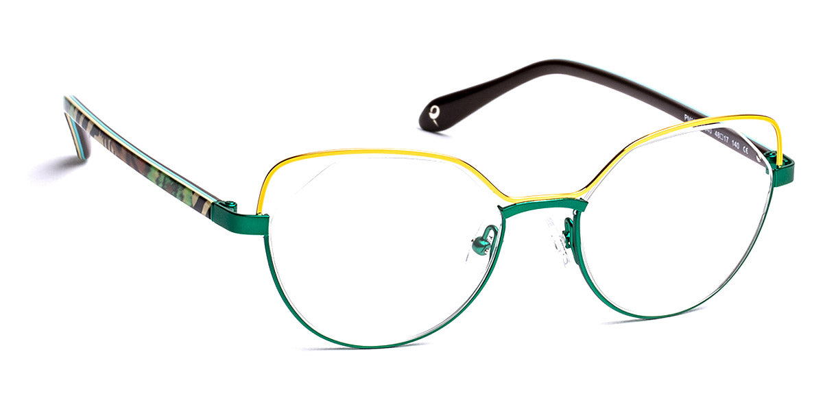 J.F. Rey® PM069 JFR PM069 5040 48 - 5040 Green/Gold Eyeglasses