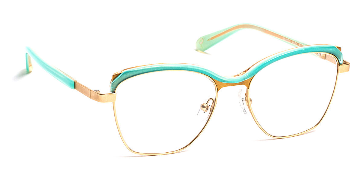J.F. Rey® PM073 JFR PM073 4090 49 - 4090 Soft Green/Bronze/Satin Gold Eyeglasses
