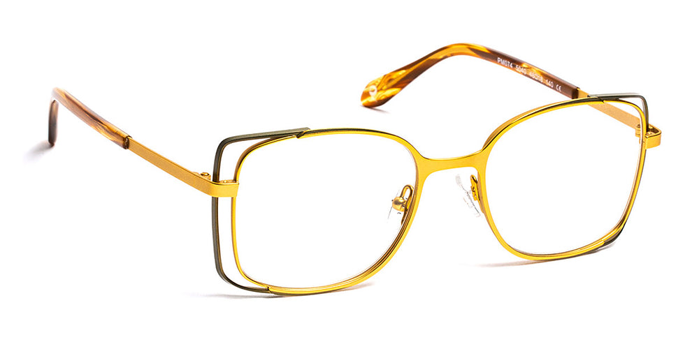J.F. Rey® PM074 JFR PM074 5040 48 - 5040 Satin Gold/Satiin Khaki Eyeglasses