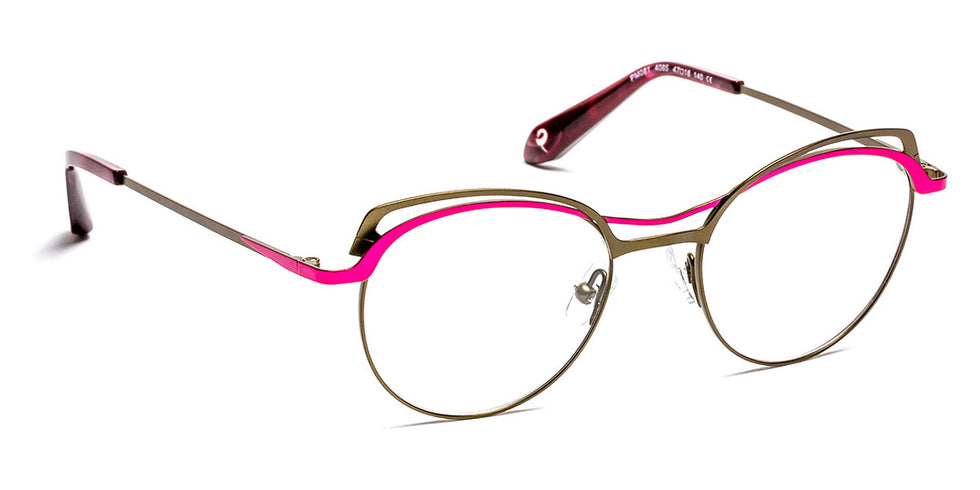 J.F. Rey® PM081 JFR PM081 4085 47 - 4085 Khaki/Pink Eyeglasses