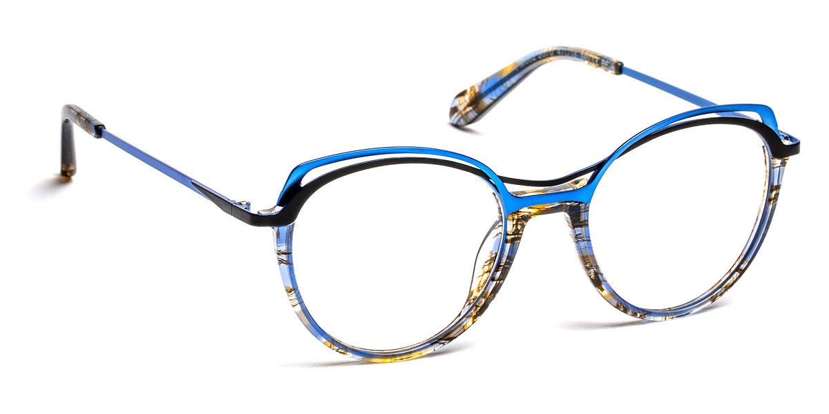 J.F. Rey® PM082 JFR PM082 2070 47 - 2070 Blue Purple Lace/Blue/Black Eyeglasses