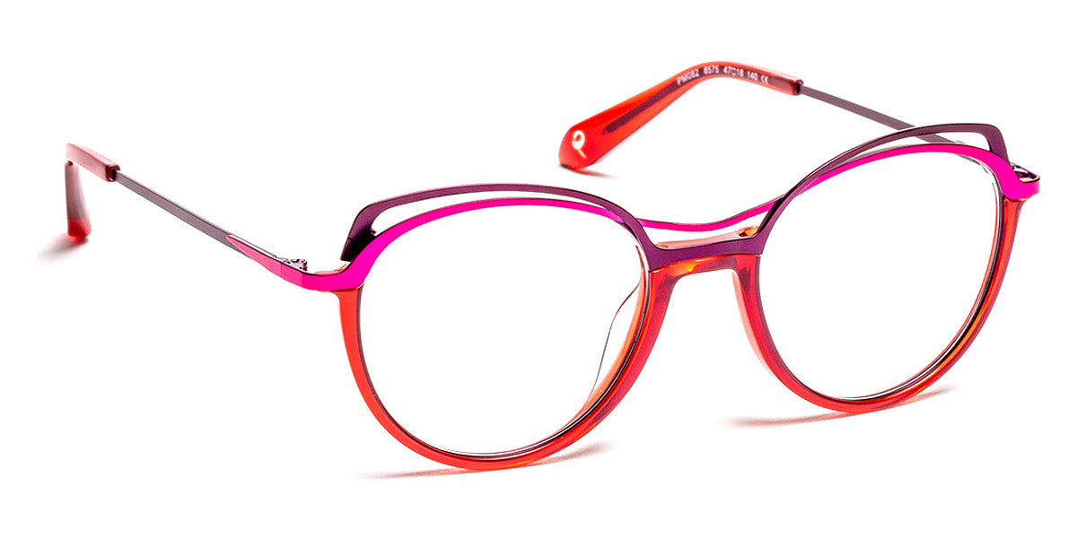 J.F. Rey® PM082 JFR PM082 8575 47 - 8575 Plum/Purple/Pink Satin Eyeglasses