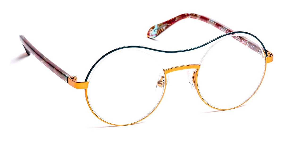 J.F. Rey® PM083 JFR PM083 2085 45 - 2085 Blue/Satin Pink Gold Eyeglasses