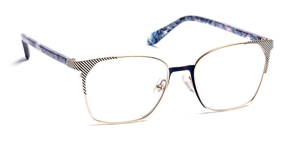 J.F. Rey® PM085 JFR PM085 5029 48 - 5029 Gold/Navy Blue Eyeglasses