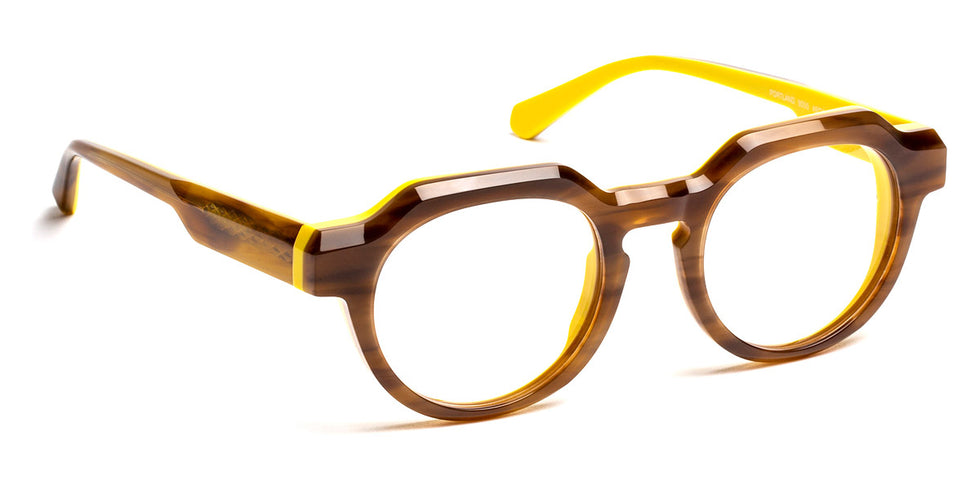J.F. Rey® Portland JFR Portland 9055 49 - 9055 Light Demi/Yellow Eyeglasses