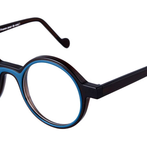 NaoNed® Klison NAO Klison C055 45 - Turquoise Blue / Creamy Brown Eyeglasses