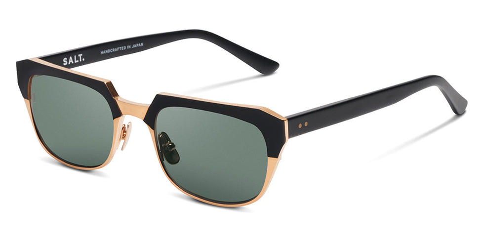SALT.® KNOX SAL KNOX 001 55 - Black Sand Honey Gold/CR39 G-15 Lens Sunglasses