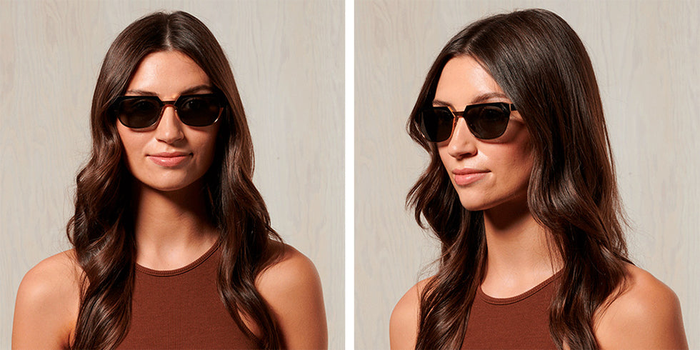 SALT.® KNOX SAL KNOX 004 55 - Copper Brushed Honey Gold/CR39 Brown Gradient Lens Sunglasses