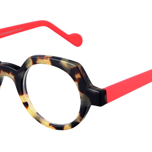 NaoNed® Louaneg NAO Louaneg 2234 44 - Tortoiseshell / Coral Red Eyeglasses