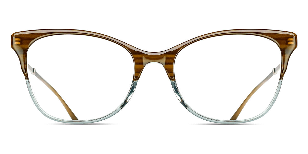 Matsuda® M2042 MTD M2042 Dark Light Green/Brushed Gold 52 - Dark Light Green / Brushed Gold Eyeglasses