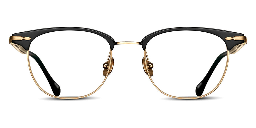 Matsuda® M2048 MTD M2048 Matte Black/Brushed Gold 51 - Matte Black / Brushed Gold Eyeglasses