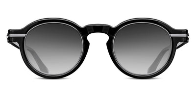 Matsuda® M2050 MTD M2050 Black Stripe/Brushed Silver / Grey Gradient 46 - Black Stripe/Brushed Silver / Grey Gradient Sunglasses
