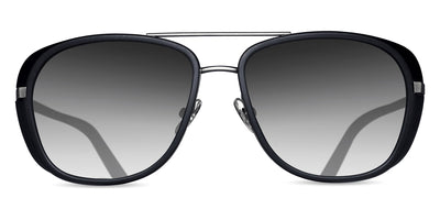 Matsuda® M3023 MTD M3023 Antique Silver/Matte Black / Grey Gradient 52 - Antique Silver/Matte Black / Grey Gradient Sunglasses
