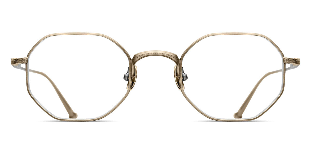 Matsuda® M3086 MTD M3086 Antique Gold 46 - Antique Gold Eyeglasses