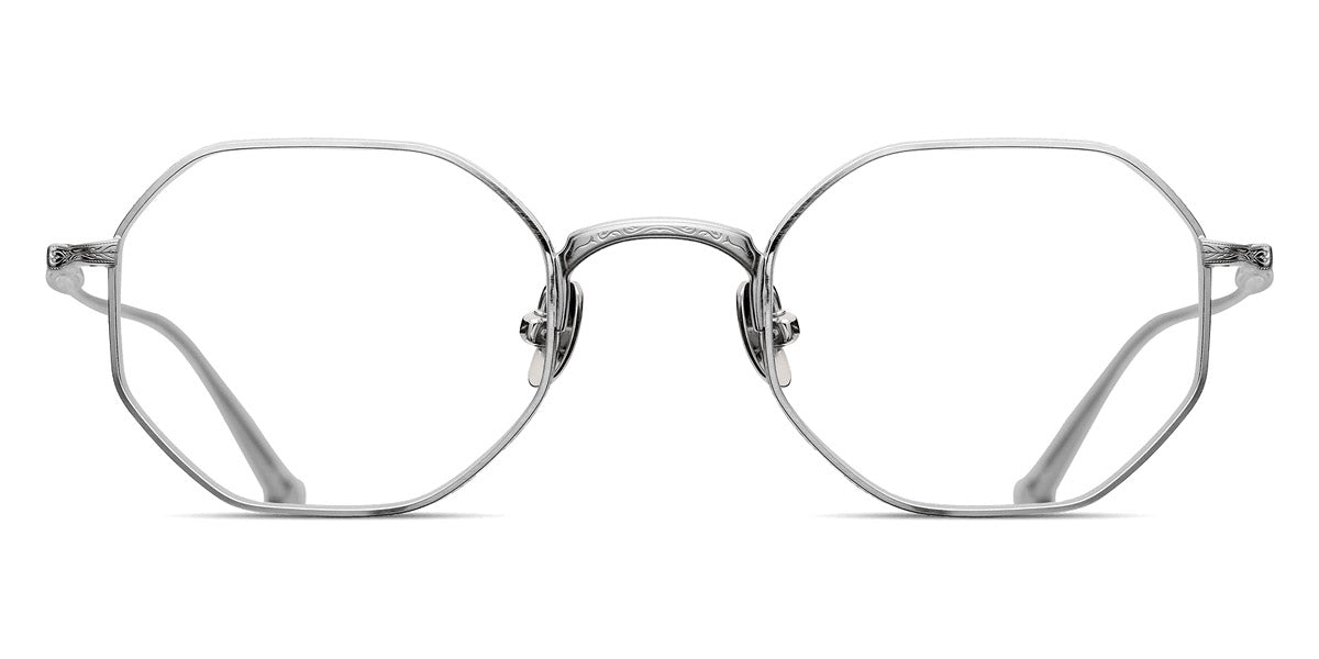 Matsuda® M3086 MTD M3086 Brushed Silver 46 - Brushed Silver Eyeglasses