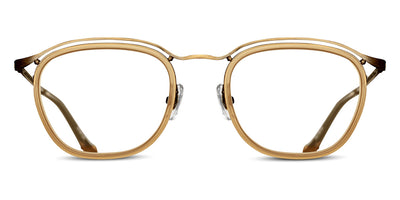 Matsuda® M3092 MTD M3092 Antique Gold / Matte Caramel 49 - Antique Gold / Matte Caramel Eyeglasses
