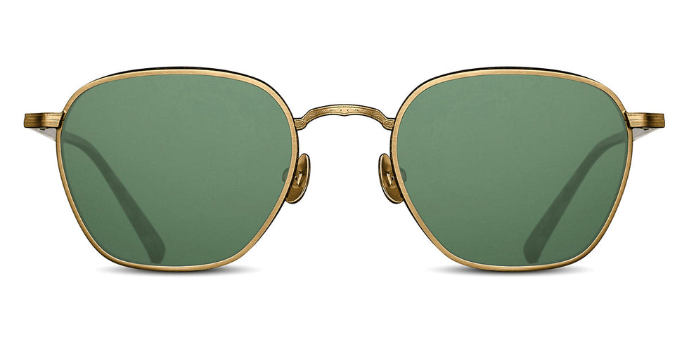 Matsuda® M3101 MTD M3101 Antique Gold/Dark Brown/G-15 52 - Antique Gold/Dark Brown / G-15 Sunglasses