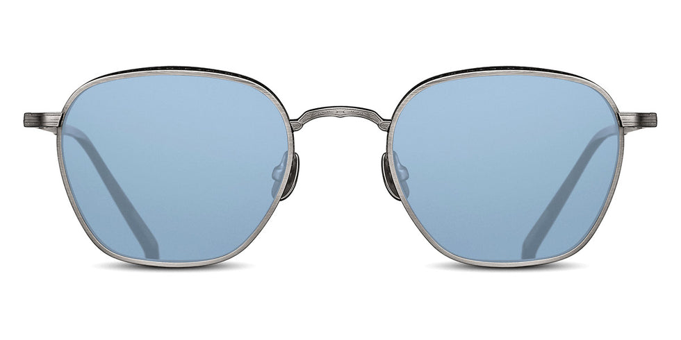 Matsuda® M3101 MTD M3101 Antique Silver/Navy/Cobalt Blue 52 - Antique Silver/Navy / Cobalt Blue Sunglasses