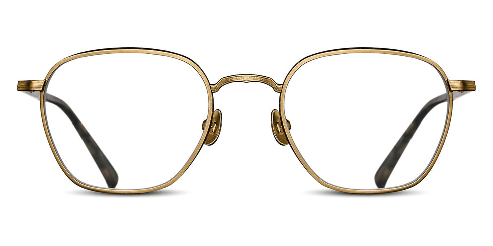 Matsuda® M3101 MTD M3101 Antique Gold/Dark Brown 52 - Antique Gold / Dark Brown Eyeglasses