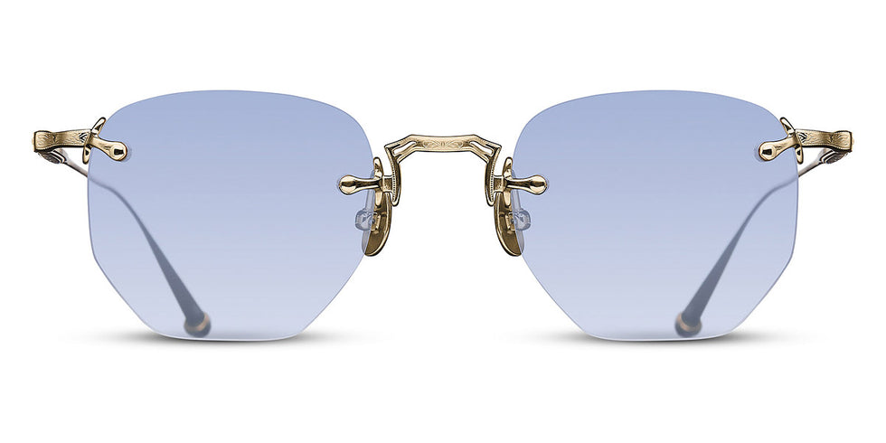 Matsuda® M3104-A MTD M3104-A Brushed Gold/Cafe Blue Gradient 46 - Brushed Gold / Cafe Blue Gradient Sunglasses