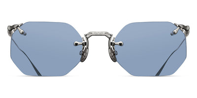 Matsuda® M3104-B MTD M3104-B Palladium White / Cobalt Blue 49 - Palladium White / Cobalt Blue Sunglasses
