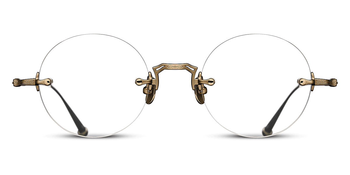 Matsuda® M3105-D MTD M3105-D Antique Gold 47 - Antique Gold Eyeglasses