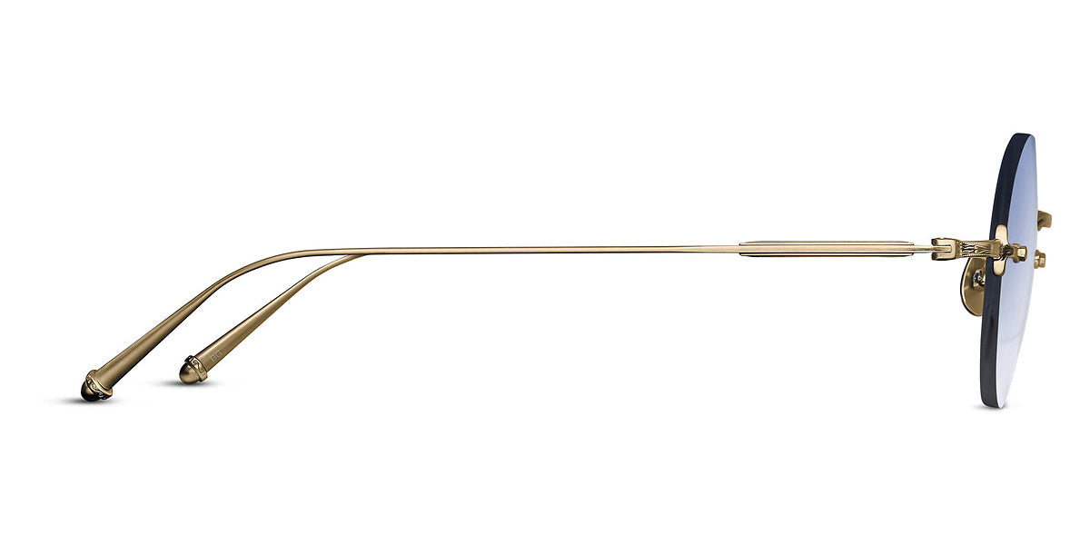 Matsuda® M3105-D MTD M3105-D Brushed Gold/Cafe Blue Gradient 47 - Brushed Gold / Cafe Blue Gradient Sunglasses