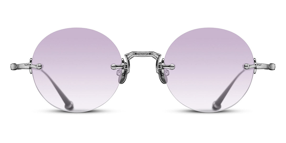 Matsuda® M3105-D MTD M3105-D Palladium White/Cafe Violet Gradient 47 - Palladium White / Cafe Violet Gradient Sunglasses