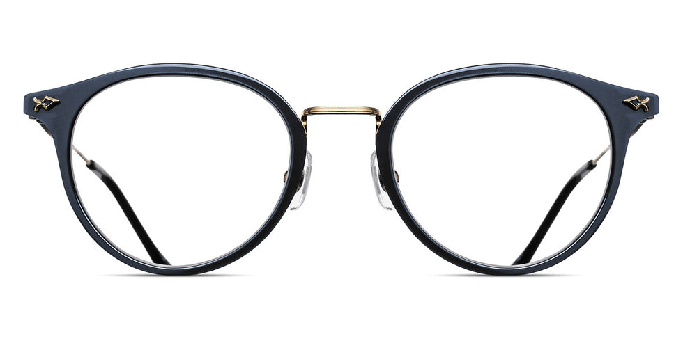Matsuda® M3114 MTD M3114 Brushed Gold/Navy 50 - Brushed Gold / Navy Eyeglasses