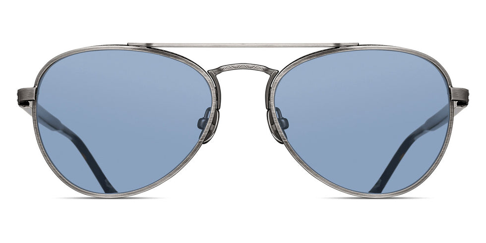 Matsuda® M3116 MTD M3116 Antique Silver/Navy/Cobalt Blue 54 - Antique Silver/Navy / Cobalt Blue Sunglasses
