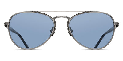 Matsuda® M3116 MTD M3116 Antique Silver/Navy / Cobalt Blue 54 - Antique Silver/Navy / Cobalt Blue Sunglasses
