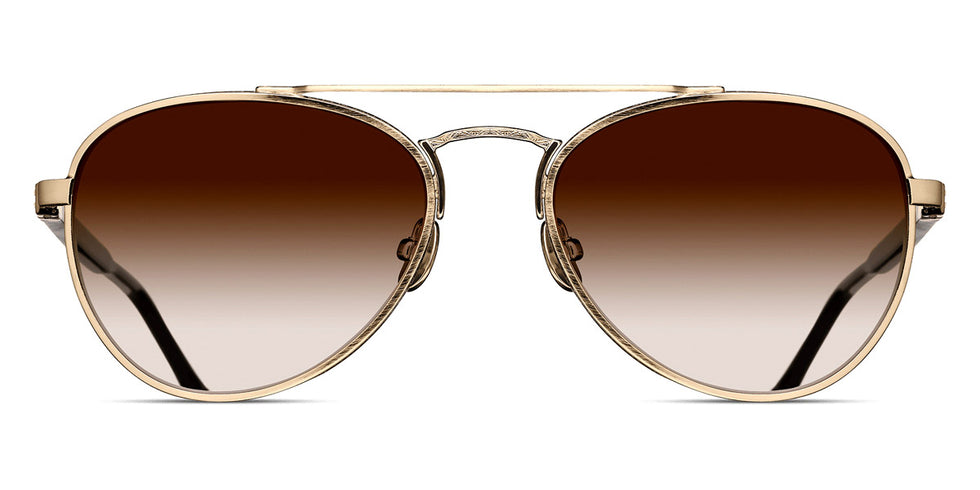 Matsuda® M3116 MTD M3116 Brushed Gold/Black/Brown Gradient 54 - Brushed Gold/Black / Brown Gradient Sunglasses